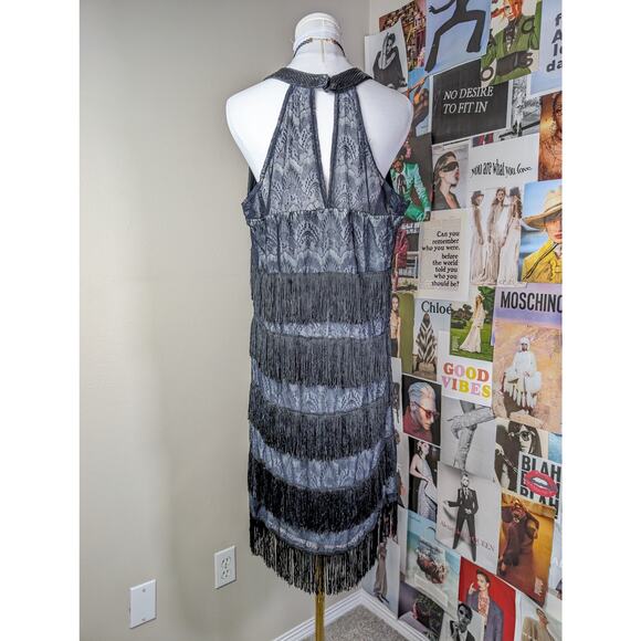 Party Fringe Midi Dress - Picture 4 of 5